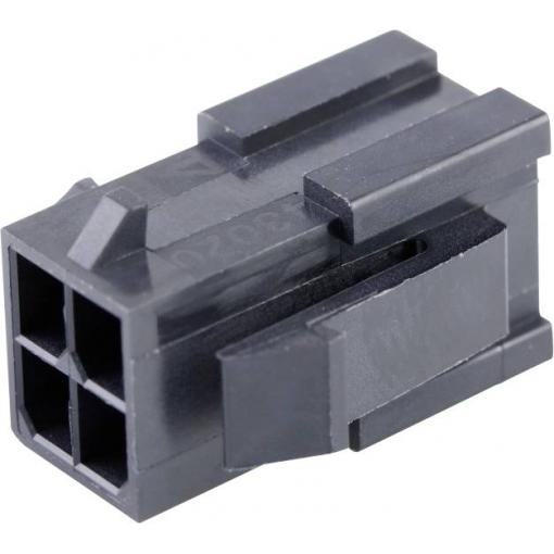 Molex zásuvkový konektor na kabel 4, rozteč 3 mm, 430200400, 1 ks Bag