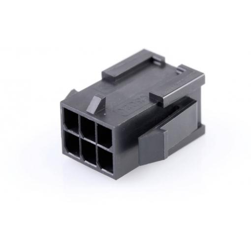 Molex zásuvkový konektor na kabel 6, rozteč 3 mm, 430200600, 1 ks Bag