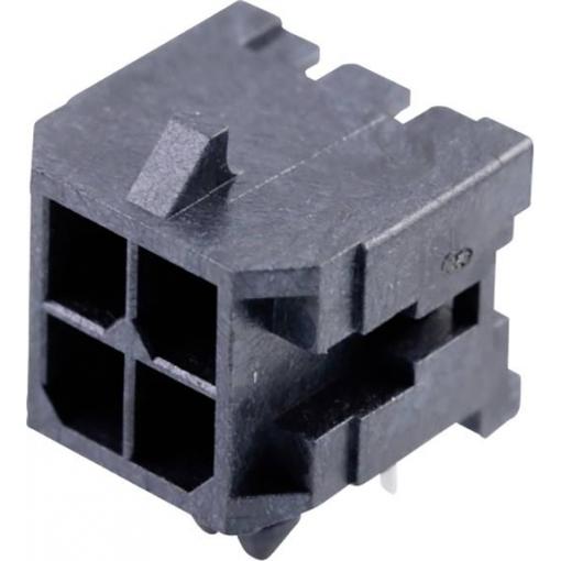 Molex vestavná pinová lišta (standardní) 4, rozteč 3 mm, 430450400, 1 ks Tray