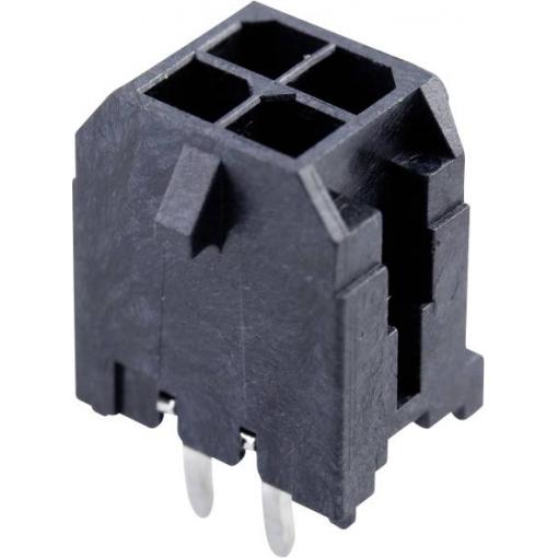 Molex vestavná pinová lišta (standardní) 4, rozteč 3 mm, 430450412, 1 ks Tray