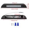 LED světlo do karavanu 12–24 V, 255 mm, studená bílá, černé