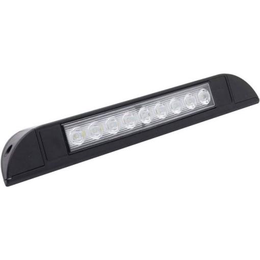LED světlo do karavanu 12–24 V, 255 mm, studená bílá, černé