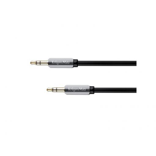 Kabel Jack 3,5mm konektor/Jack 3,5mm konektor 1m KRUGER & MATZ KM0312P