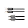 Kabel 2x Cinch konektor/2x Cinch konektor 3m KRUGER & MATZ KM0306