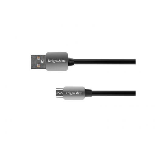 Kabel KRUGER & MATZ KM0324 USB/micro USB 1m Black