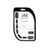 Kabel KRUGER & MATZ KM0331 USB/micro USB 1,8m Black