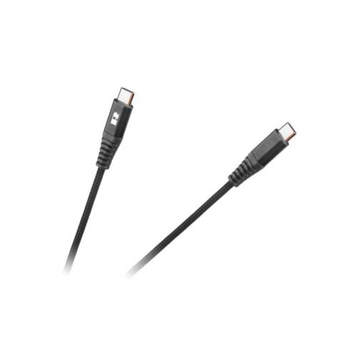 Kabel REBEL RB-6003-100-B  USB-C/USB-C 1m Black