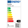 Noční LED svítidlo ECOLITE 1W, bílé s čidlem XP200-LED