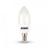 LED žárovka Elwatt  E14 svíčka B37 7W/65W teplá bílá 3000K  ELW-105