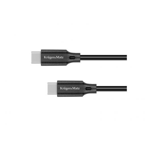 Kabel KRUGER & MATZ KM1260 Basic USB-C/USB-C 1m Black