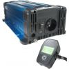 Měnič napětí 12V/230V 1000W FS1000, čistá sinusovka, dálkové ovládání
