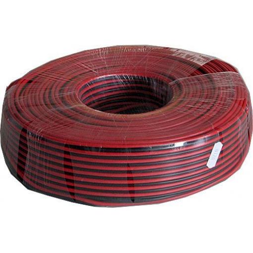 Dvojlinka 2x1mm2 CU, červeno-černá, balení 100m /CYH 2x1mm/ TEKABEN