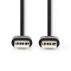 Kabel USB 2.0 A konektor - USB-A konektor, 1m, CCGP60005BK10