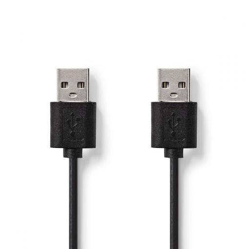 Kabel USB 2.0 A konektor - USB-A konektor, 1m, CCGP60005BK10