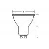 LED žárovka Osram GU10 6,9W/80W 2700K 230V 60°