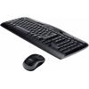 Logitech MK330 bezdrátový sada klávesnice a myše tlačítka multimédií US anglická, QWERTY černá