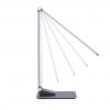 Solight LED stolní lampička stmívatelná, 10W, indukční nabíjení, změna chromatičnosti, hliník, šedá - WO60-G