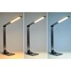 Solight LED stolní lampička stmívatelná, 10W, indukční nabíjení, změna chromatičnosti, hliník, šedá - WO60-G