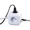 Solight prodlužovací přívod kostka, 4 zásuvky 230V + 2x USB max. 2400mA, kabel 2m - PP145USB