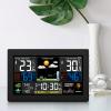 Solight meteostanice, XL barevný LCD, teplota, vlhkost, tlak, RCC, černá - TE81XL
