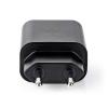 USB nabíjecí adaptér, 1x USB-C zás. 3000mA max., AC 230V, černý,  WCPD18W102BK
