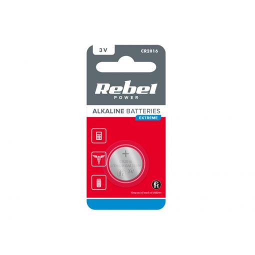 Baterie CR2016 REBEL Extreme 1ks / blistr BAT0194
