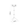 LED reflektor EMOS HOBBY SLIM 2x20,5W se stojanem