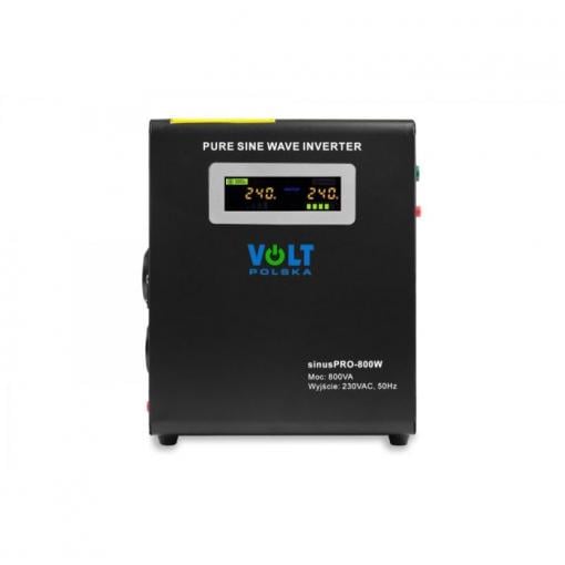 Záložní zdroj UPS 500 W / 800 VA, 12 V DC / 230 V AC, čistá sinus, VOLTPOLSKA