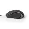 Optická myš MSWD400BK, černá, 6 tlačítková, 3200dpi