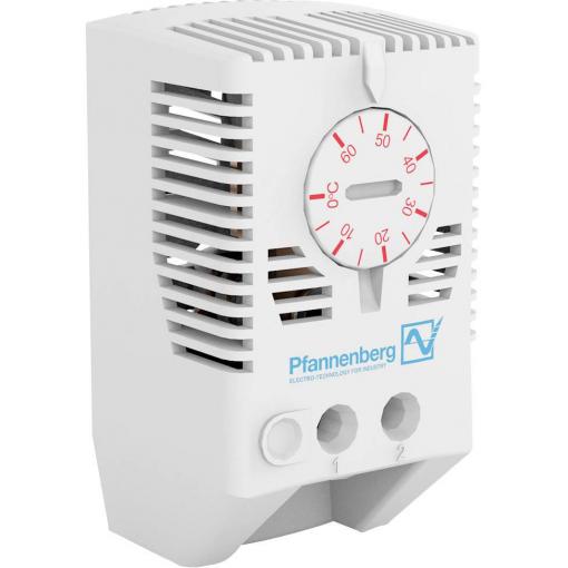 Pfannenberg skříňový rozvaděč-termostat FLZ 520 THERMOSTAT 0..+60°C 240 V/AC 1 rozpínací kontakt (d x š x v) 36 x 40 x 72 mm 1 ks