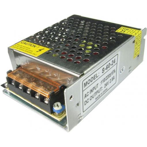Průmyslový spínaný zdroj S-60-24, 24 V DC / 60 W