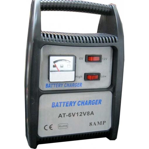 Nabíječka olověných baterií GMPHB1208, 6–12 V / 8 A