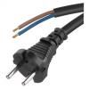 Kabel flexo guma 2x1,5mm, černá, 5m S03350