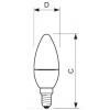 LED žárovka Philips E14 5,5W/40W stmívatelná, čirá, 2700K 230V B40 CL   P306141
