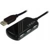 LINDY 42781 USB Hub 4 porty USB-A USB 2.0 480 MBit/s se zabudovaným repeaterem vícebarevná Lindy USB 2.0 Active Extension Pro 4 Port Hub