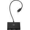 HP Inc. Z6A00AA USB Hub 3 porty USB-A USB 3.2 Gen1 5 GBit/s s konektorem USB C černá HP USB-C to USB-A - Hub - 3 x SuperSpeed USB 3.0