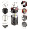 Solight Nabíjecí LED kempingové svítidlo s lucernou, 200lm, šedá - WN39