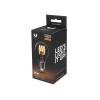 LED žárovka E27 Filament A60, 4 W, 230 V, teplá bílá, kouřová