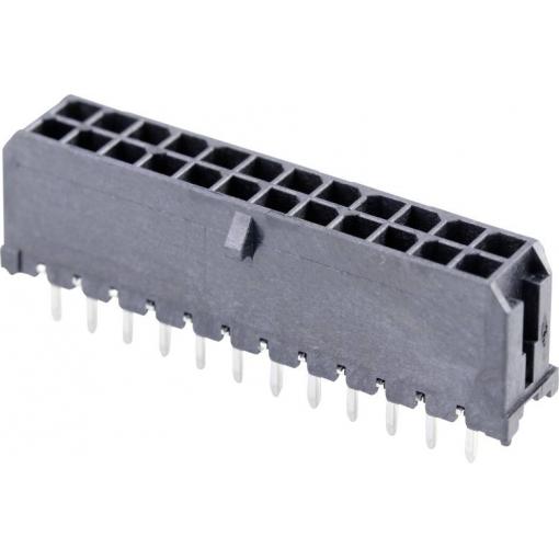 Molex vestavná pinová lišta (standardní) 24, rozteč 3 mm, 430452428, 1 ks Tray