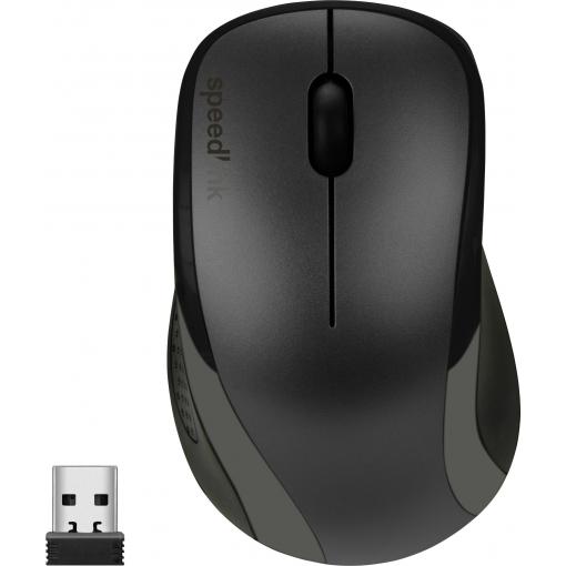 SpeedLink KAPPA optická myš, přenos bezdrátový, 3 tlačítko, 1600 dpi, černá