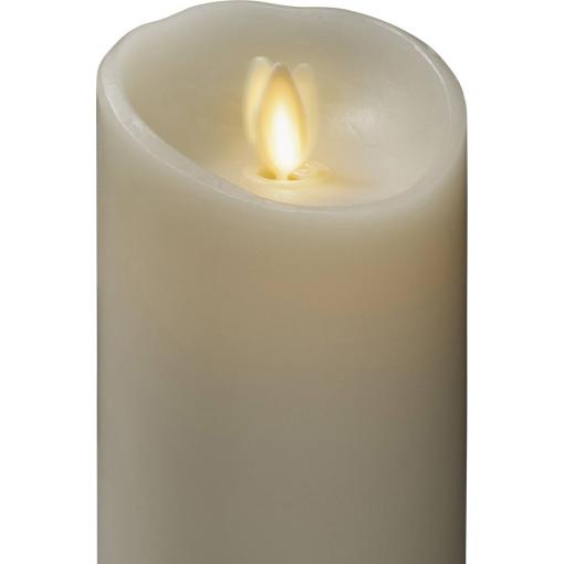 Konstsmide 1611-115 LED svíčka z vosku krémově bílá teplá bílá (Ø x v) 76 mm x 165 mm