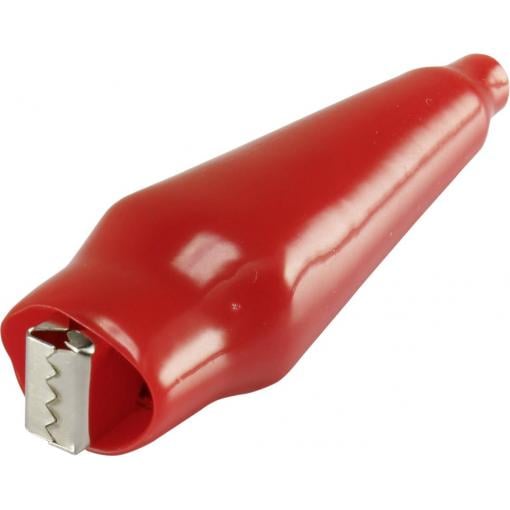 TRU COMPONENTS 93038c51 krokosvorka modrá Délka: 65 mm 1 ks