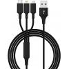 USB 2.0, Apple iPad/iPhone/iPod, USB 3.0 1.20 m černá