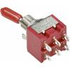 TRU COMPONENTS kolébkový spínač 250 V/AC 3 A 2x zap/zap s aretací 1 ks