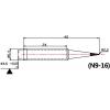 TOOLCRAFT N9-16 pájecí hrot jehlový Velikost hrotů 0.2 mm Délka hrotů 42 mm Obsah 1 ks