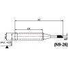 TOOLCRAFT N9-26 pájecí hrot zkosený 45° Velikost hrotů 2 mm Délka hrotů 42 mm Obsah 1 ks