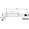 TOOLCRAFT N9-46 pájecí hrot zkosený 45° Velikost hrotů 4 mm Délka hrotů 42 mm Obsah 1 ks