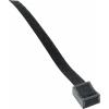 Hebotec podstavec s lepicí páskou, ke spojování, se soklem, k našroubování, háčková a flaušová část, (š x v) 20 mm x 180 mm, černá, 1 ks