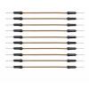 TRU COMPONENTS Jumper kabely [1x zástrčka drátového můstku - 1x zástrčka drátového můstku] 0.20 m modrá