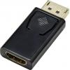 Renkforce RF-4746622 HDMI / DisplayPort adaptér [1x zástrčka DisplayPort - 1x HDMI zásuvka] černá